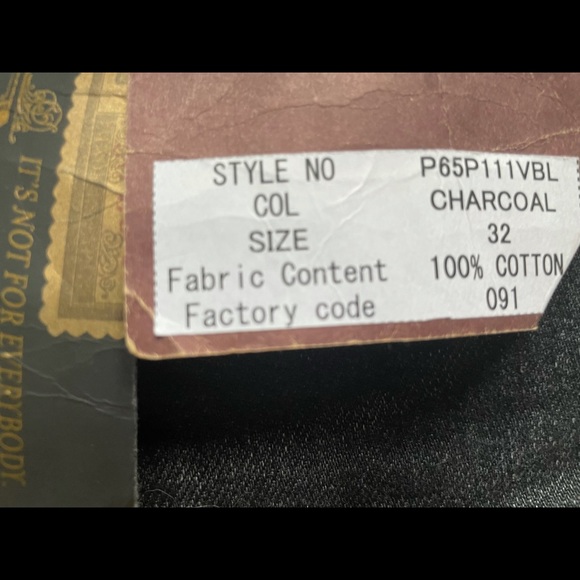 PRPS NOIR Charcoal Jeans NEW size 32 - Picture 8 of 10